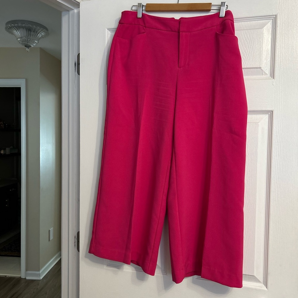 INC International Concepts Fuchsia Wide-Leg Pants